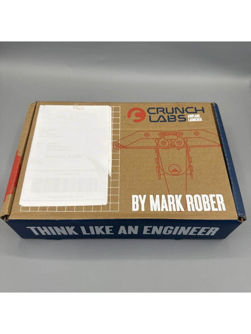 Partially Built CrunchLabs Airplane Launcher Box 11 - READ DESCRIPTION